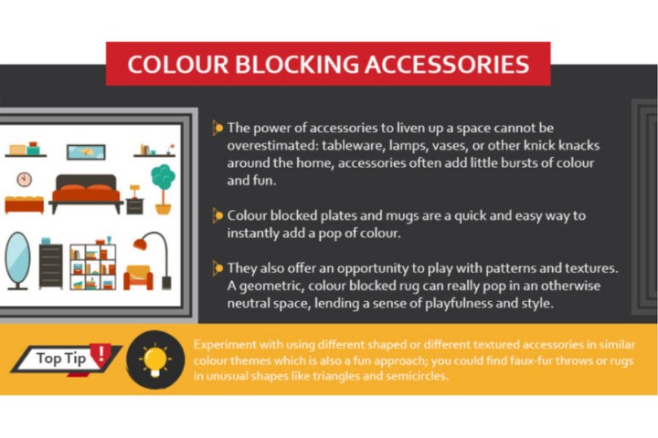 colour blocking accessories