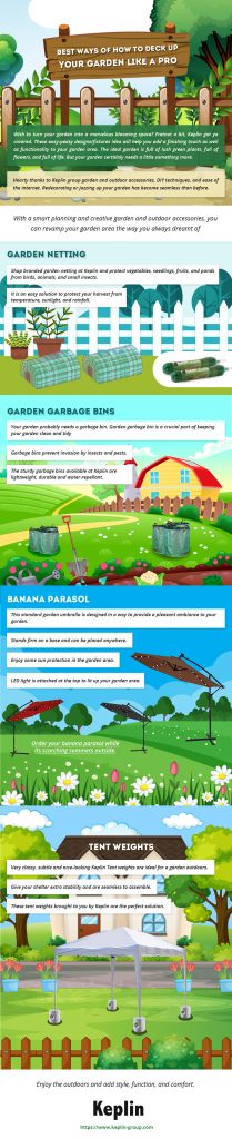 How to Deck Up Your Garden like A Pro [Infographic]
