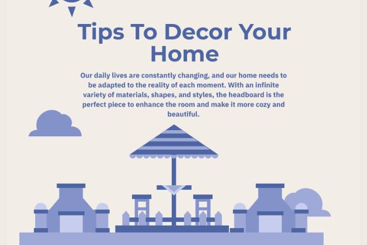 infographic image Tips To Decor Your Home