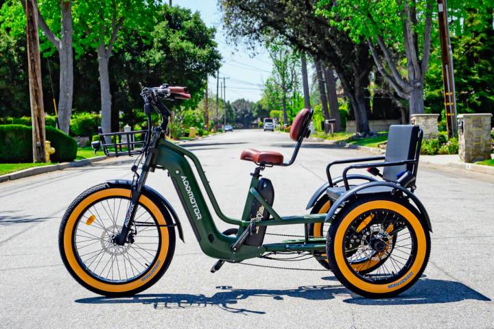 electric trike on the street