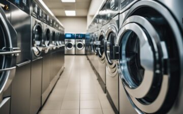 laundry machine station