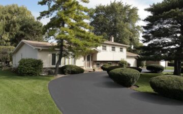 House with new Driveway at home