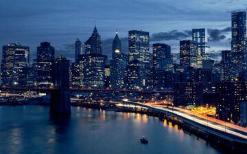 New York City at night