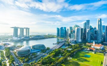 cityscape singapore city skyline