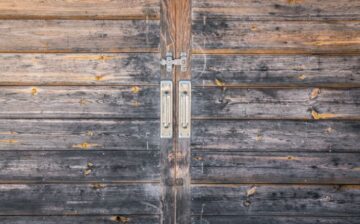 door made of wood