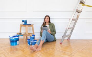 woman thinking about home renovations