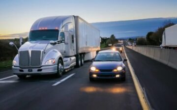 Passing Around Trucks with car