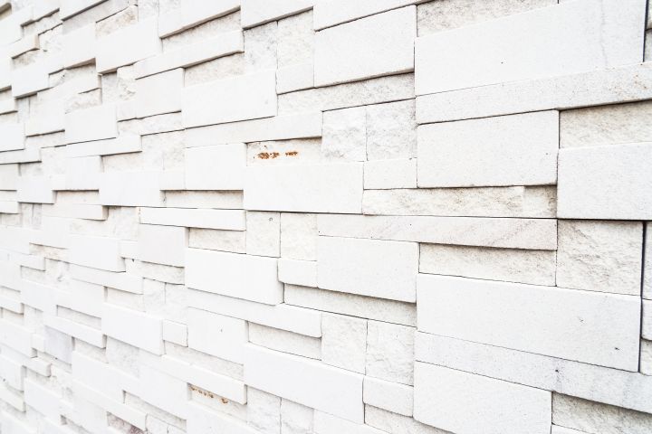 geometric white cladding