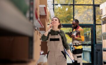 Saleswoman at Home Depot