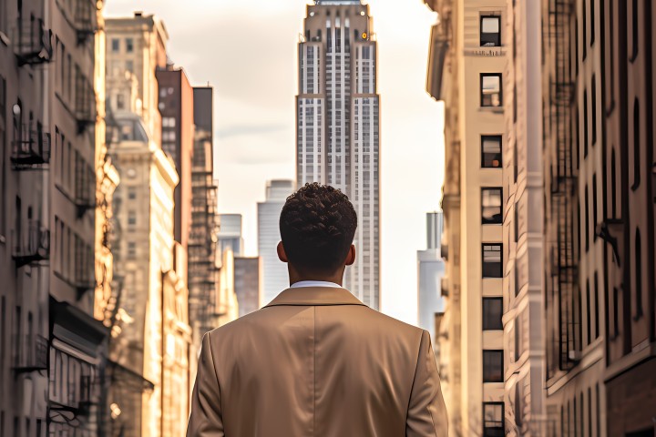 businessman in NYC